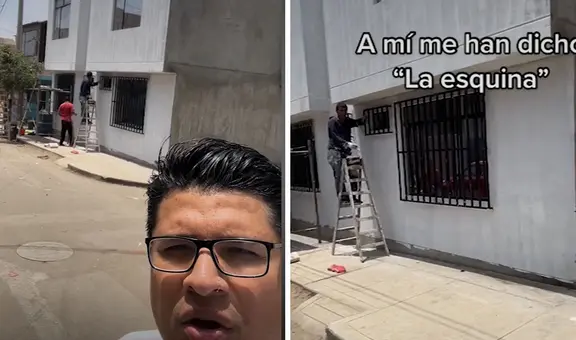 Albañil pinta la casa equivocada y genera divertidas reacciones: "El único feliz es el vecino"