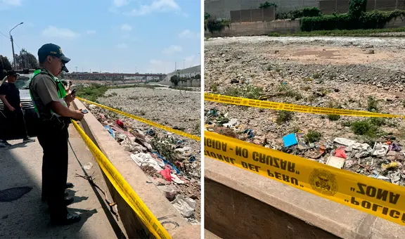 El Agustino: hallan el cuerpo de un hombre atado al interior de una maleta abandonada en el río Rímac