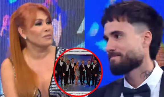 Gino Assereto y Magaly Medina soprenden con foto juntos, pese a fuerte intercambio en entrevista