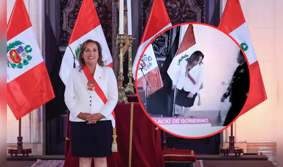 Dina Boluarte tropezó antes de la juramentación del nuevo ministro de Energía y Minas Jorge Luis Montero Cornejo
