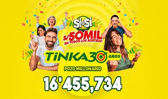 La Tinka tuvo 5 ganadores en sorteo del 1 de diciembre: conoce los resultados, jugada ganadora y premios del Pozo Millonario