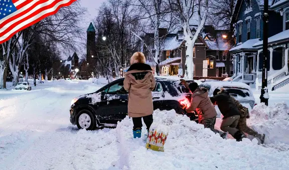 Pésimas noticias en USA: fuerte nevada afecta partes de EE. UU. y anuncian frío extremo en estos lugares
