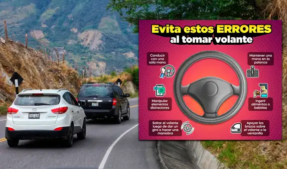 ¿Cuáles son los errores comunes al conducir en carreteras? Sutrán advierte los peligros y sus consecuencias
