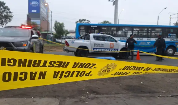 Hombre muere atropellado por un bus cuando viajaba a bordo de un scooter en Los Olivos