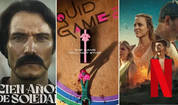 Estrenos Netflix diciembre 2024: 'Cien años de soledad', 'El juego del calamar 2', 'Palomas negras' y más series