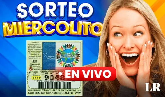 Resultados Sorteo Miercolito EN VIVO, 4 de diciembre: números ganadores de la Lotería Nacional de Panamá HOY, vía Telemetro