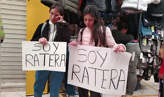 Puno: 2 jóvenes se salvan de ser linchadas tras ser acusadas de robar pantalones en mercado de Juliaca