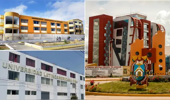 Tres universidades peruanas deben cerrar el 31 de diciembre de 2024 tras no recibir licenciamiento de Sunedu