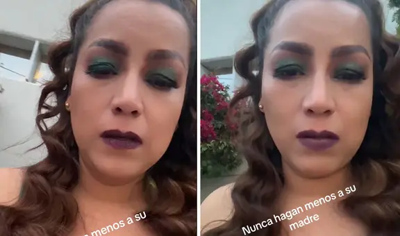 Mujer llora al no poder entregar a su hijo en el altar por prohibición de su nuera: "No me quiere"