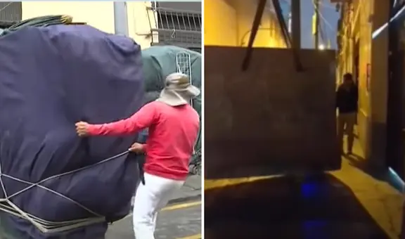 Comerciantes de Mesa Redonda denuncian personas atrapadas tras clausura de depósitos de la MML en jr. Ayacucho