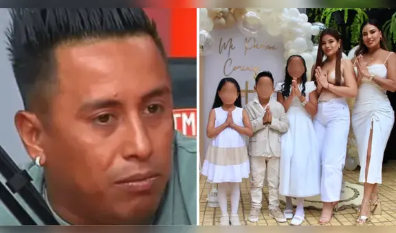 Christian Cueva interrumpe a conductora y tiene tajante respuesta al ser consultado por la primera comunión de su hija: "Yo cumplo"