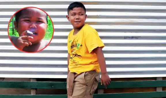 El radical cambio del niño que se volvió viral por fumar 40 cigarros al día: hoy tiene 15 años y cuenta su lucha por dejar su adicción