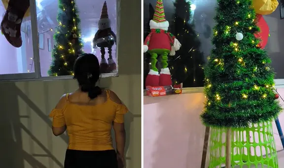Peruano sorprende con insólito arbolito de Navidad y usuarios bromean: “No me va a tragar la pobreza”