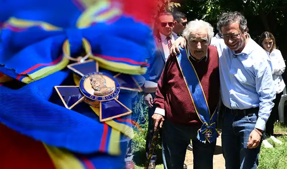 Gustavo Petro condecora a 'Pepe' Mujica con la máxima distinción colombiana: "Es un defensor de la paz"