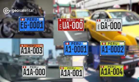 Significado del color de placas en Perú: ¿cómo se clasifican?