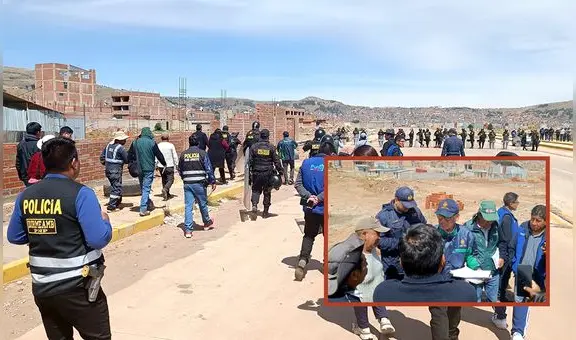 Destruyen 40 casas que invadían orillas de lago Titicaca: ocupaban la carretera Bicentenario, según municipio de Puno