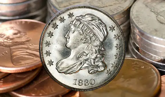 La moneda 'Capped Bust Dime' de 1829 que vale US$150.000 por su rareza en EE. UU.: cómo saber si la tienes