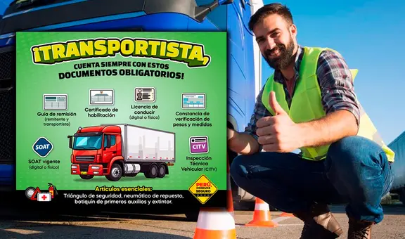 ¿Qué documentos debo de llevar cada vez que viajo en mi transporte por la carretera?