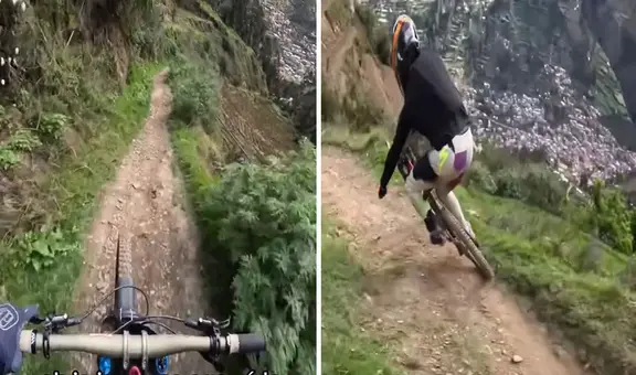 Ciclista muestra el impresionante circuito de downhill en Junín: “Me caí 30 veces con solo ver”
