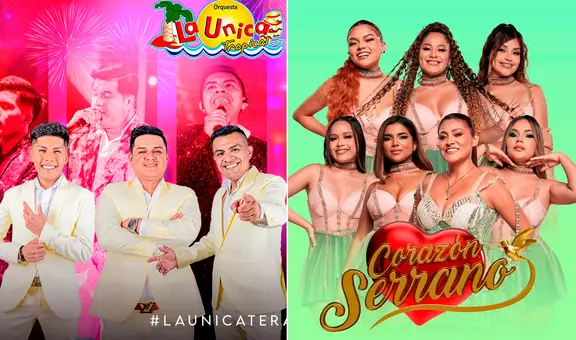 La Única Tropical o Corazón Serrano: ¿Qué orquesta fue la más escuchada este año en Spotify?