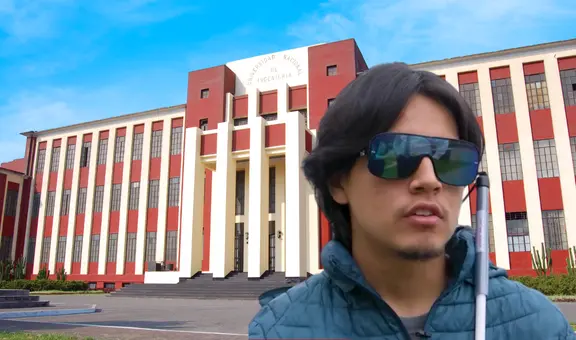 Sebastián León, el primer alumno con discapacidad visual en ingresar a la UNI: "Las clases tienen su dificultad"