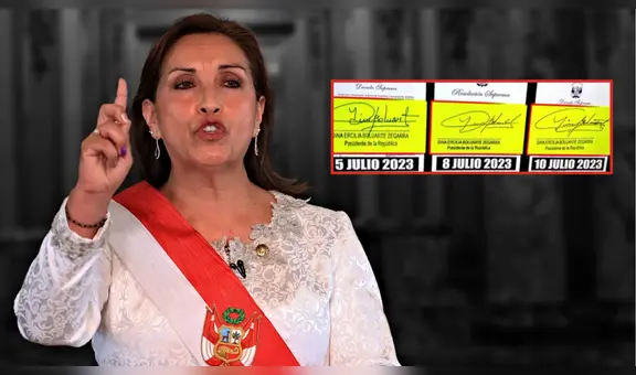 Dina Boluarte firmó de manera diferente actas de Consejo de Ministros tras su operación: sesiones se realizaron de manera remota