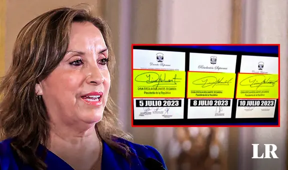 Dina Boluarte habría cometido delito de falsedad por firmas diferentes en actas del Consejo de Ministros