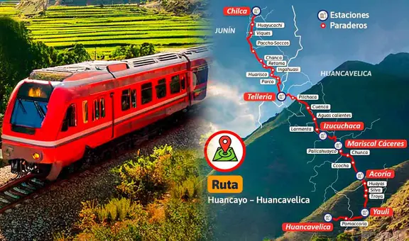 Modernización del Tren Macho con ruta de Huancayo a Huancavelica beneficiará a más de 1.2 millones de personas según MTC