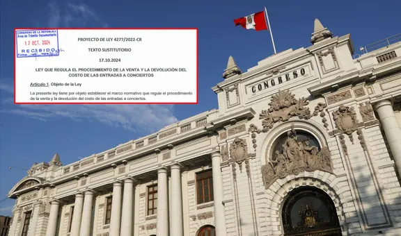 Ley que regula venta y devolución de entradas para conciertos: ¿cómo avanza este proyecto en el Congreso?