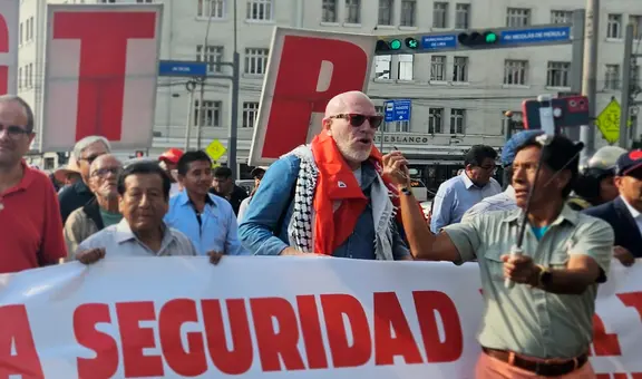 Sindicato de España se une a marcha de transportistas en Lima: "El gobierno peruano está fallando en proteger la vida"