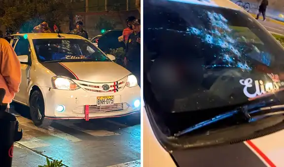 Balacera en La Victoria: más de 40 balazos a auto deja un fallecido y otra persona en estado crítico