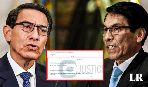 “Ya lo recibí”: esto dicen los chats que probarían la entrega de S/1,3 millón a Martín Vizcarra