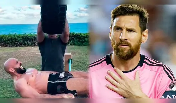 El estricto entrenamiento que realiza el guardaespaldas de Lionel Messi para salvaguardar su vida