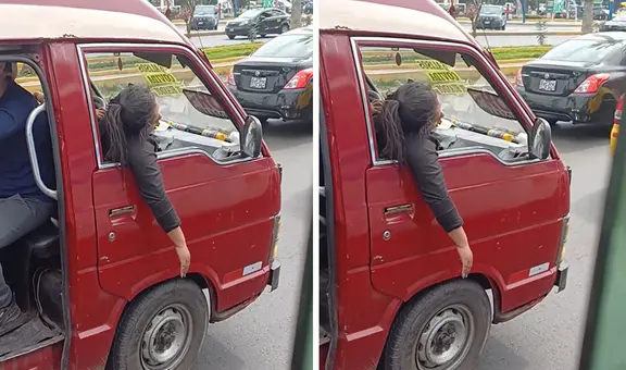 Peruano queda atónito al ver a pasajera en combi: "Se duerme mejor que en casa"