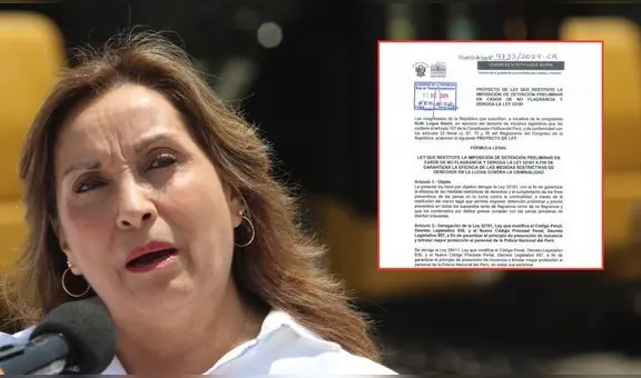 Congreso: plantean proyecto de Ley para restituir detención preliminar eliminada por Dina Boluarte