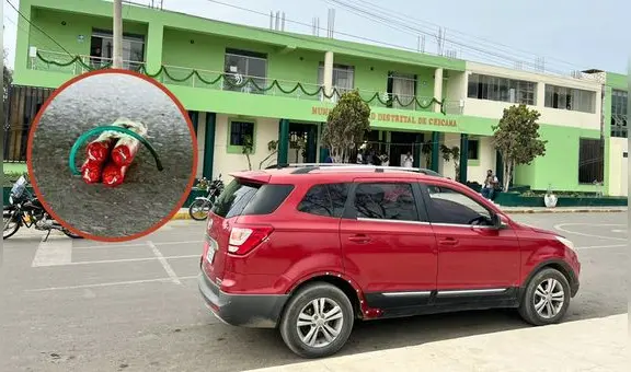 Extorsionadores dejan potente carga explosiva en auto de regidora en La Libertad: cartuchos son usados por mineros