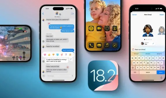 iOS 18.2 ya está disponible: conoce las novedades de la nueva actualización para tu iPhone