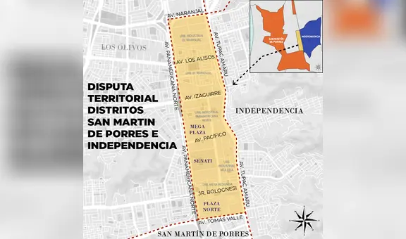 Conflicto territorial entre San Martín de Porres e Independencia: vecinos pelean por zona comercial desde hace 21 años