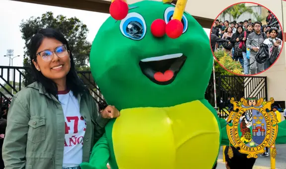 'Gusana legendaria' acampó durante 15 días para poder recibir el almuerzo especial de Navidad de la UNMSM