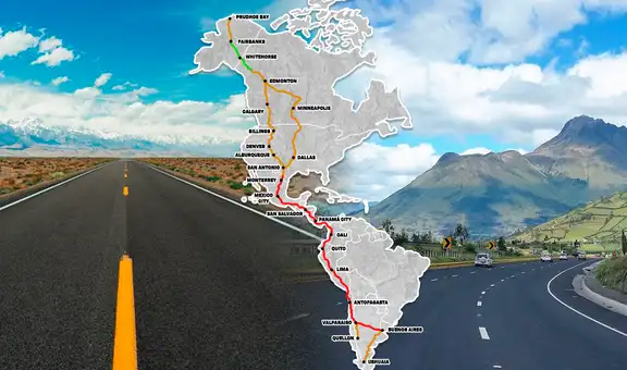 Esta es la carretera más larga del mundo que recorre 14 países: conecta a Estados Unidos con Sudamérica