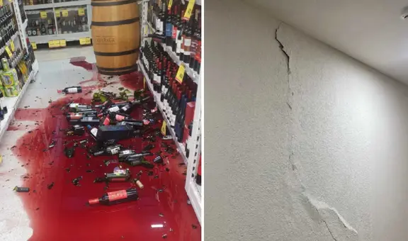 Las fuertes imágenes y videos del sismo de magnitud 6,3 que afectó 8 regiones de Chile