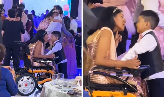 Madre en silla de ruedas bailó con su pequeño hijo en graduación y conmueve en redes