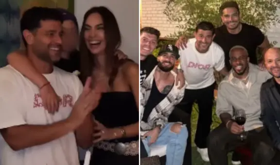 Natalie Vértiz sorprendió a Yaco Eskenazi con exclusiva fiesta de cumpleaños junto con Jefferson Farfán