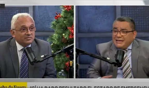 Ministro Santiváñez se exalta durante entrevista y rechaza salir del cargo: ¿Por qué quieres que renuncie?