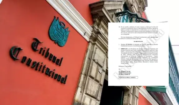 TC ordena a la Fiscalía entregar copia del acuerdo de colaboración eficaz entre el Equipo Lava Jato y Odebrecht