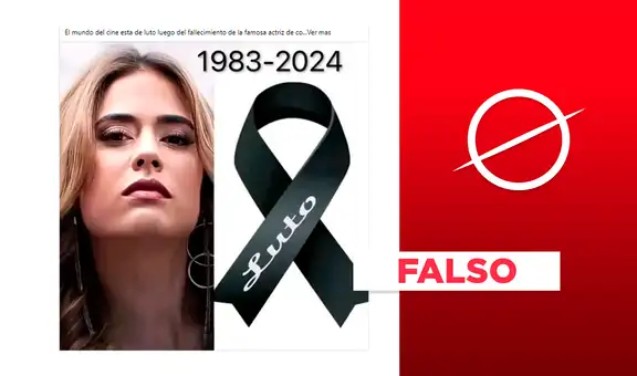 Es falso que la actriz Carolina Ramírez ha fallecido: se trataría de estafas "phishing"