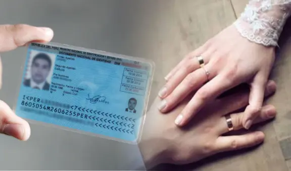 ¿Estás casado, pero tu DNI dice soltero? Descubre los trámites que no podrás realizar, según Reniec
