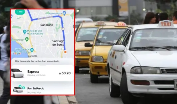 "S/55 de Rímac a San Miguel": Taxis por aplicativos elevan precios en Lima por obras y usuarios exponen su indignación en redes