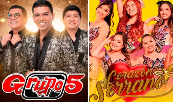 Conciertos y fiestas de Año Nuevo 2025: Grupo 5, Corazón Serrano y Son Tentación para despedir el 2024 a lo grande