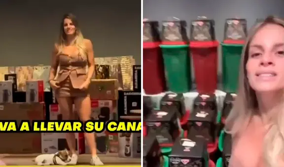 Alejandra Baigorria celebró a lo grande Navidad con trabajadores: les regaló canastas, electrodomésticos y un banquete